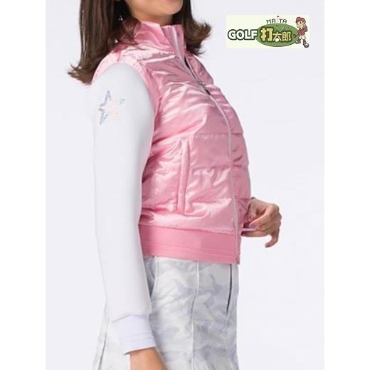 【送料無料】★訳あり★ ファイブスター 【FIVE STER】 レディースゴルフクリスタル スター 2WAY ブルゾンFS184-209001 ピンク Mサイズ...