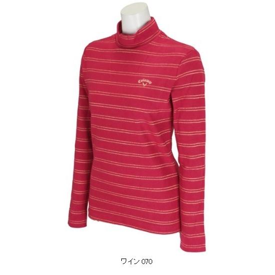 キャロウェイ 【 Callaway 】ゴルフレディース 長袖 ハイネックシャツ241-0233806ワインLサイズゴルフウェア 【2012】