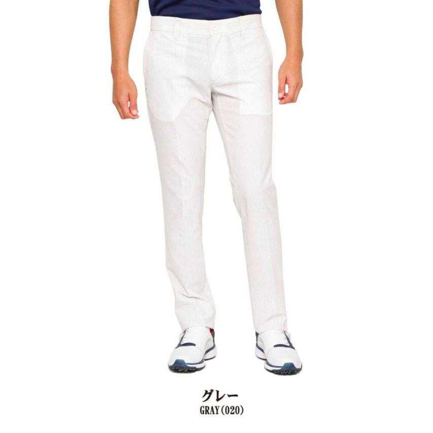 送料無料 キャロウェイ 【 Callaway 】ゴルフ 訳あり メンズ 8WAYストレッチ ストライプ パンツ 241-0126513グレーLLサイズゴルフウェ...