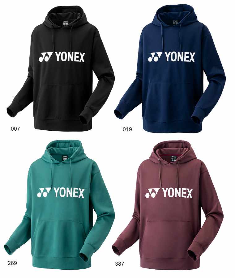 ヨネックス　バドミントンウエア 31061 UNI パーカー（ビッグシルエット）