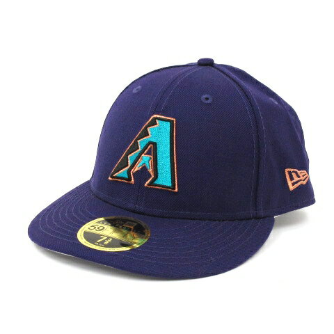 【中古】ニューエラ NEW ERA 59FIFTY LOW PROFILE MLB A アリゾナ ダイヤモンドバックス キャップ 紫 パープル 7 3/8 58.7cm 帽子 メンズ 【ベクトル 古着】 221219