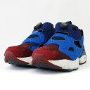 【中古】リーボック Reebok INSTAPUMP FURY ASYM ポンプフューリー スニーカー V67792 ブルー レッド 27.5cm 靴 ■GY12 メンズ 【ベクトル 古着】 230908