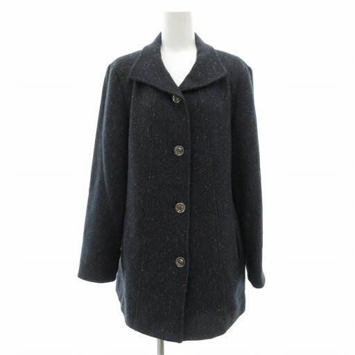 【中古】里麻 美品 ツイードジャケット ローズモチーフボタン 9R グレー /UO レディース 【ベクトル 古着】 250222 【中古】里麻 美品 ツイードジャケット ローズモチーフボタン 9R グレー /UO レディース 【ベクトル 古着】 250222