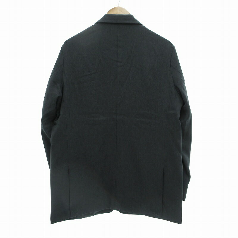 【中古】未使用品 タケオキクチ TAKEO KIKUCHI タグ付き 2点セット オーバーラフセミダブルセットアップ シングルジャケット パンツ M チャコールグレー /UO メンズ 【ベクトル 古着】 250426