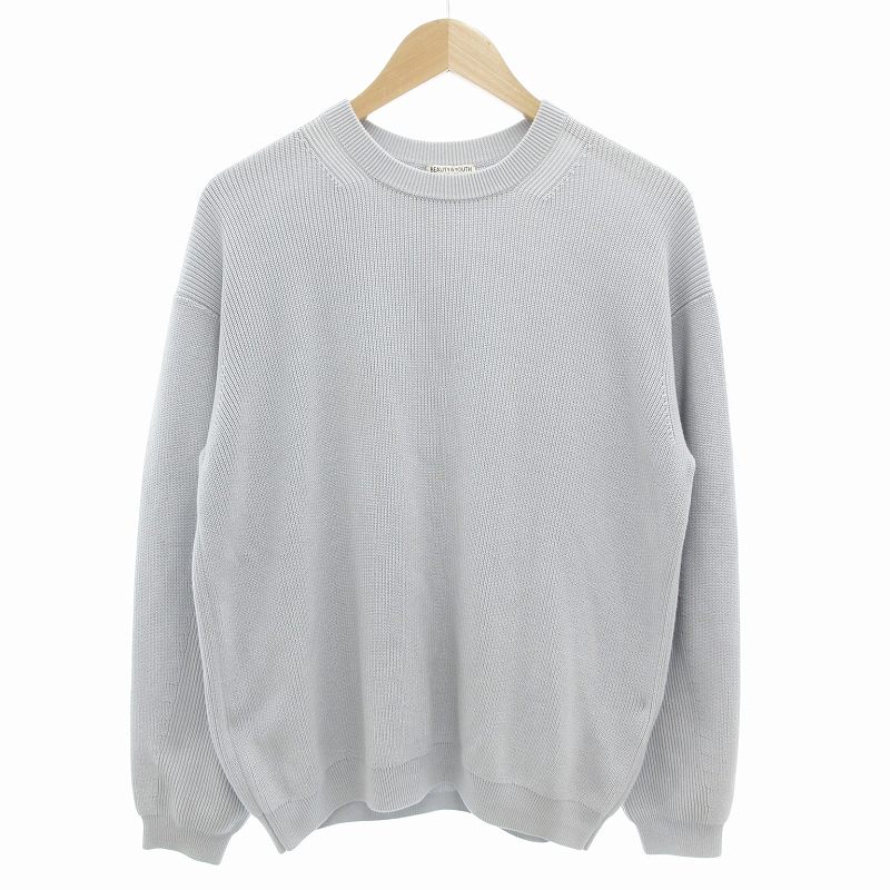 【中古】B&Y ユナイテッドアローズ BEAUTY&YOUTH ビューティー&ユース リリー アゼ フォルム クルーネ..