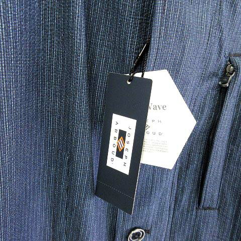 【中古】未使用品 ジョセフアブード JOSEPH ABBOUD タグ付き ウォッシャブル ジップアップ ジャケット ネイビー 紺 L メンズ 【ベクトル 古着】 250605