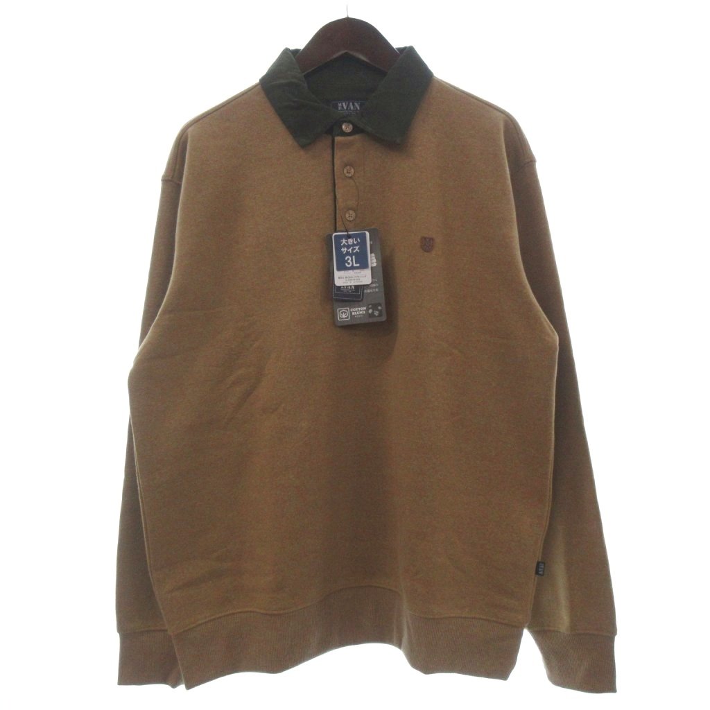 【中古】未使用品 MR.VAN タグ付き シャツ フリース 長袖 プルオーバー 裏起毛 3L 茶 ブラウン 大きいサイズ ■GY09 メンズ 【ベクトル 古着】 260817表記サイズ3L実寸サイズ肩幅：52cm　身幅：64cm　着丈：73cm　袖丈：65cm　　素材本体 ポリエステル、綿 リブ ポリエステル、綿、ポリウレタン 背当て布 綿 ワッペン色茶 ブラウン状態未使用品です。 ※未使用品・新品同様の商品ではございますが、一度は一般の方の手に渡り、個人で保管されていた商品です。また、保管・陳列時の薄いスレなど微細な状態変化が見られる場合がございます。ご理解の上ご購入ください。備考株式会社ノアプランニング商品のお問い合わせの回答を休止しております。＊各商品ページの商品詳細等をご確認の上ご購入ください。【中古】未使用品 MR.VAN タグ付き シャツ フリース 長袖 プルオーバー 裏起毛 3L 茶 ブラウン 大きいサイズ ■GY09 メンズ 【ベクトル 古着】 260817状態ランク　”S”詳細については、下記および「状態ランクについて」ページをご覧ください。未使用・新品の商品ほぼ新品同様の商品使用感が少なく、かなり状態の良い商品使用感はあるが、傷や汚れの少ない商品使用感の他、傷や汚れが見られる商品かなり大きな傷みがある難あり商品※S〜CランクはUSED品となりますので、使用感をご理解の上でご入札下さい。状態ランクについてinformation表記サイズ3L実寸サイズ肩幅：52cm　身幅：64cm　着丈：73cm　袖丈：65cm　　素材本体 ポリエステル、綿 リブ ポリエステル、綿、ポリウレタン 背当て布 綿 ワッペン色茶 ブラウン状態未使用品です。 ※未使用品・新品同様の商品ではございますが、一度は一般の方の手に渡り、個人で保管されていた商品です。また、保管・陳列時の薄いスレなど微細な状態変化が見られる場合がございます。ご理解の上ご購入ください。備考株式会社ノアプランニング商品のお問い合わせの回答を休止しております。＊各商品ページの商品詳細等をご確認の上ご購入ください。本商品は一点物です他サイトや店舗にて販売している商品です。多少のお時間差にて欠品になることもございます。予めご了承頂ますようお願い致します。ベクトル・サイズガイドはこちらこの商品と同じブランドの商品を見る
