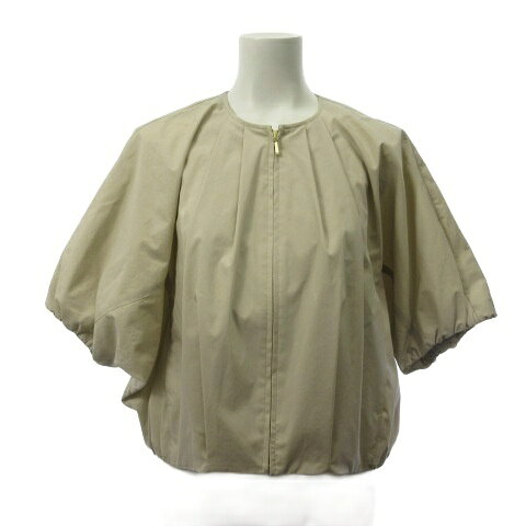 【中古】23区 オンワード樫山 JKWOGM0601 ストレッチライトタイプライター コンパクトブルゾン ジャケット ベージュ 38 レディース 【ベクトル 古着】 260918 auc-vector-21304470 ブランド古着の買取販売ベクトル パッケージ画像