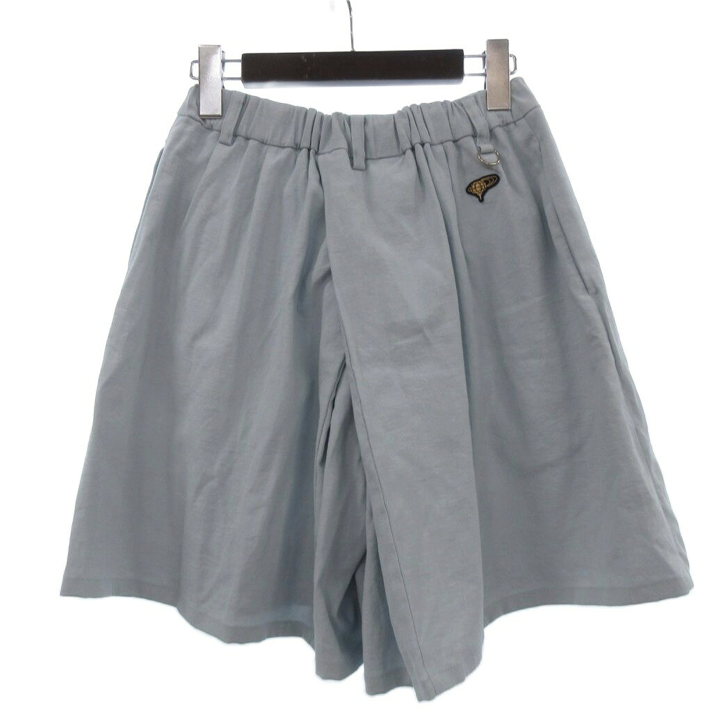 【中古】ビームスゴルフ BEAMS GOLF ゴルフウェア キュロット ショートパンツ S 水...