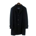 コムデギャルソンオム COMME des GARCONS HOMME 美品 チェスターコート ロング ウール ライナー付 無地 黒 ブラック SS メンズ 【中古】【ベクトル 古着】 171014 ブランド古着ベクトルプレミアム店