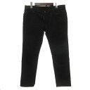 【中古】ディースクエアード DSQUARED2 20AW ジェニファー クロップド ジーンズ デニムパンツ 細身 ストレッチ S75LB0347 S30564 黒 ブラック 46 XL位 レディース 【ベクトル 古着】 231130