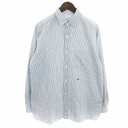 yÁzii~J nanamica 23FA Regular Collar Stripe Wind Shirt M[J[ XgCv Ch Vc  u[  S SM1 Y yxNg Òz 240415