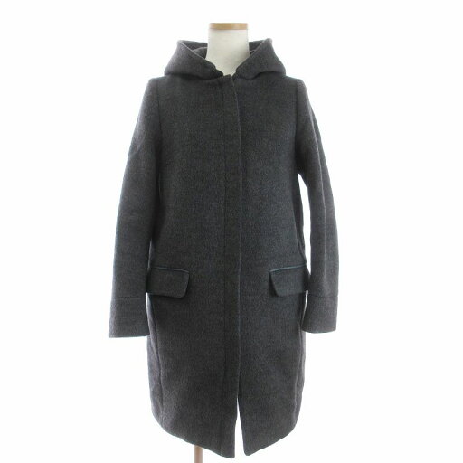 【中古】イエナ IENA 17AW コート フード ジップアップ ウール グレー 34 XS ■SM1 レディース 【ベクトル 古着】 240625 【中古】イエナ IENA 17AW コート フード ジップアップ ウール グレー 34 XS ■SM1 レディース 【ベクトル 古着】 240625