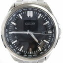 【中古】シチズン CITIZEN コレクション COLLECTION ウェナ3 wena3 腕時計 アナログ エコドライブ デイト CB0017-71E 文字盤 黒 ブラック ウォッチ ■SM1 メンズ 【ベクトル 古着】 240425