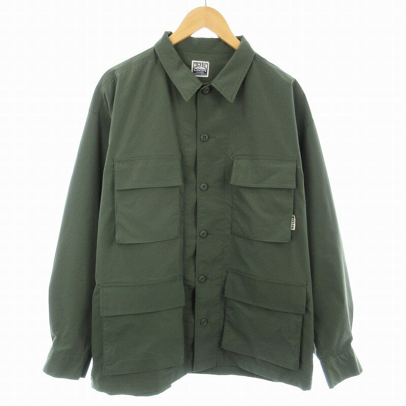 【中古】ヒンソン HINSON ミリタリージャケット 長袖 4 カーキ /AI メンズ 【ベクトル 古着】 241022