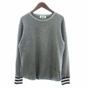 【中古】サイラス SILSA トレーナー 長袖 無地 裏起毛 グレー L メンズ 【ベクトル 古着】 250402