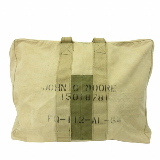 【中古】ヴィンテージ 40s WWII USAAF AVIATORS KIT BAG AN 6505-1 アビエイターキットバッグ ハンド ミリタリー ベージュ 鞄 ☆AA★ メンズ レディース 【ベクトル 古着】 250429 【中古】ヴィンテージ 40s WWII USAAF AVIATORS KIT BAG AN 6505-1 アビエイターキットバッグ ハンド ミリタリー ベージュ 鞄 ☆AA★ メンズ レディース 【ベクトル 古着】 250429