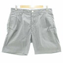 【中古】メイプル MEIPLE 美品 ショートパンツ シアサッカー M グレー /AE メンズ 【ベクトル 古着】 250512