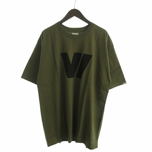 【中古】未使用品 ダブルタップス WTAPS タグ付き 21SS V/SS TEE Tシャツ カットソー 半袖 クルーネック ロゴ プリント コットン 211PCDT-ST08S 緑 グリーン 05 メンズ 【ベクトル 古着】 250512 【中古】未使用品 ダブルタップス WTAPS タグ付き 21SS V/SS TEE Tシャツ カットソー 半袖 クルーネック ロゴ プリント コットン 211PCDT-ST08S 緑 グリーン 05 メンズ 【ベクトル 古着】 250512