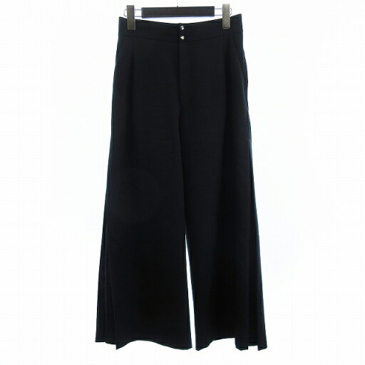 【中古】グリーンレーベルリラクシング ユナイテッドアローズ green label relaxing パンツ ロング ジップフライ ツイル サイド プリーツ 3514-199-1454 黒 ブラック 38 レディース 【ベクトル 古着】 250610 【中古】グリーンレーベルリラクシング ユナイテッドアローズ green label relaxing パンツ ロング ジップフライ ツイル サイド プリーツ 3514-199-1454 黒 ブラック 38 レディース 【ベクトル 古着】 250610