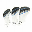 【中古】キャロウェイ CALLAWAY 美品 パラダイム PARADYM Ai SMOKE 専用ヘッドカバー ゴルフクラブ 3点 セット まとめ 白 ホワイト ...