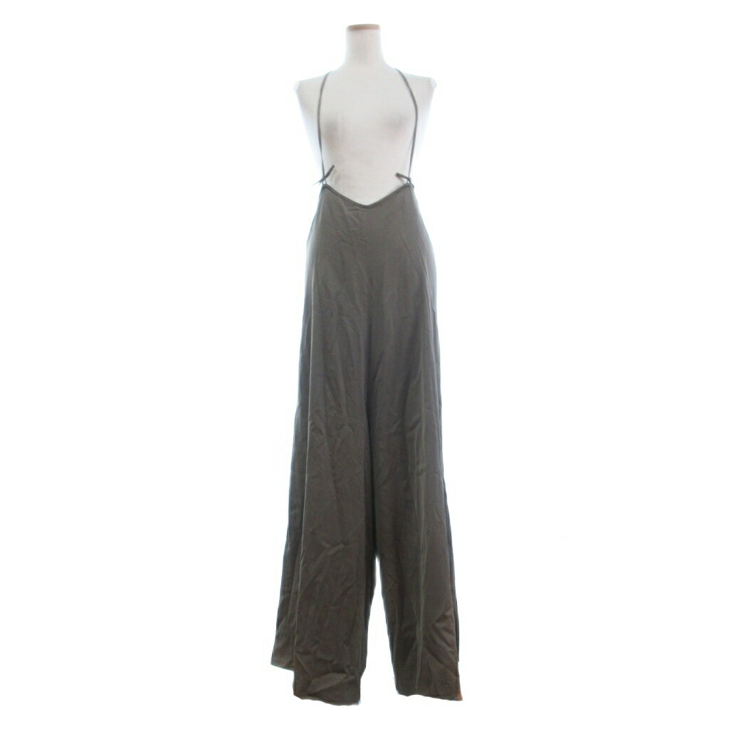 【中古】カオス CHAOS サロペット オーバーオール 無地 CH109010ER 緑系 F レディース 【ベクトル 古着】 250809