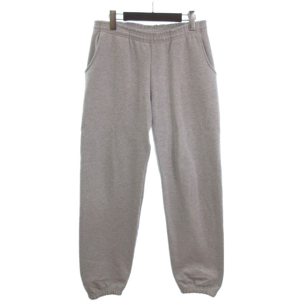 【中古】ハイ スタンダード HIGH! STANDARD スウェットパンツ ジョガー 裏起毛 刺繍 コットン グレー S メンズ 【ベクトル 古着】 250812