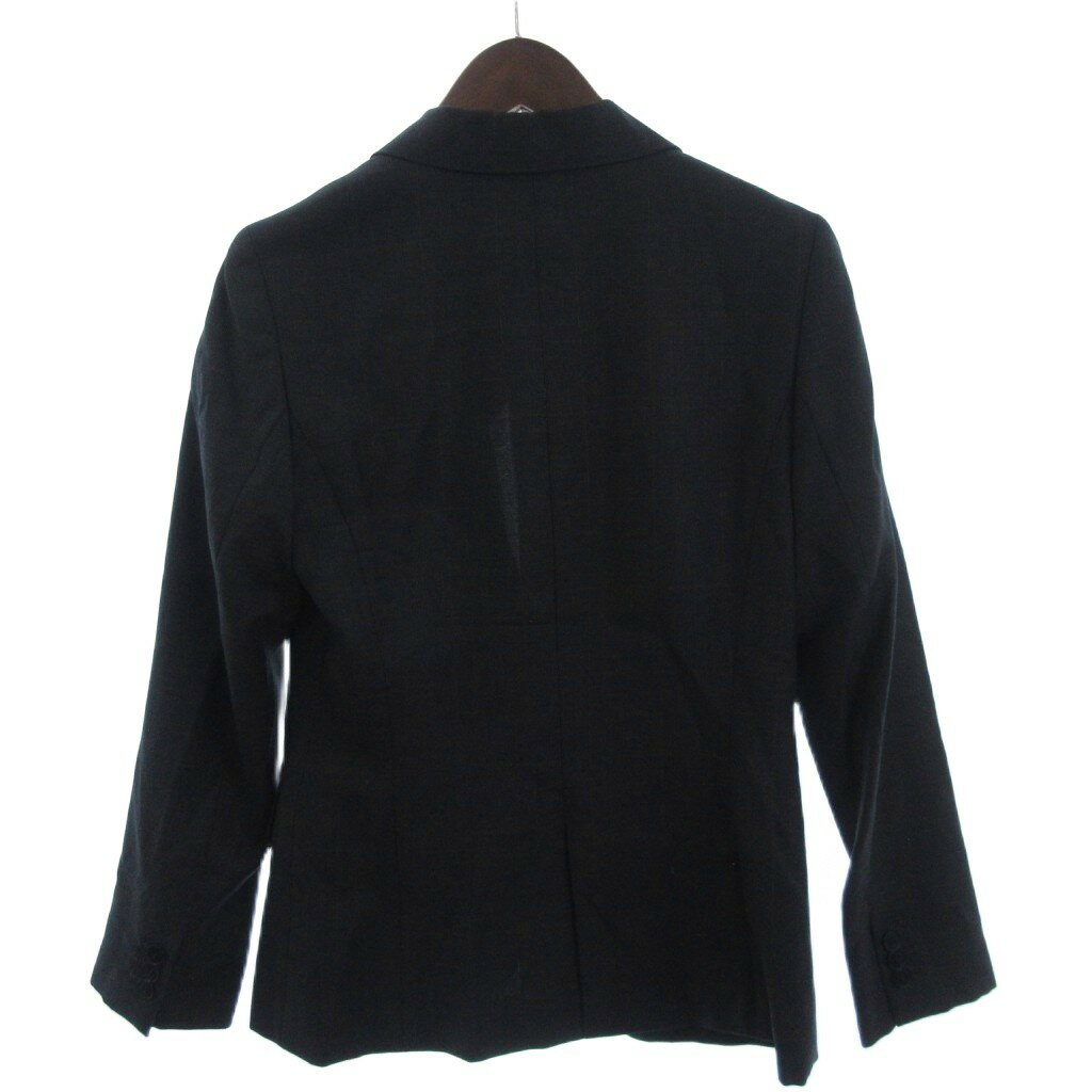 【中古】ザ・スーツカンパニー THE SUIT COMPANY スーツ セットアップ テーラードジャケット ブレザー シングル 1B 背抜き パンツ スラックス ジップフライ ウール グレンチェック グレー 40■FF メンズ 【ベクトル 古着】 250826