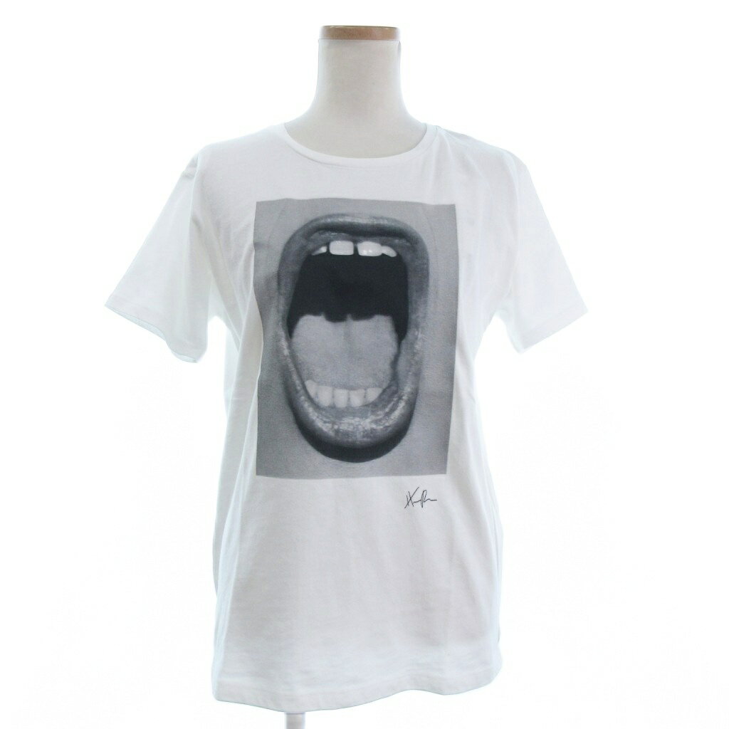 【中古】未使用品 イェッカヴェッカ YECCA VECCA × HERB RITTS タグ付き Tシャツ カットソー 半袖 フォ..