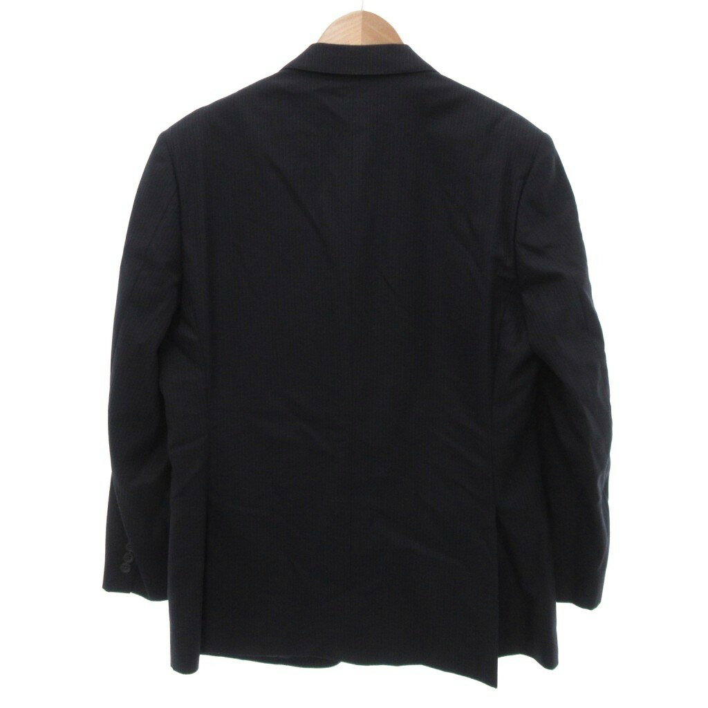 【中古】ブルックスブラザーズ BROOKS BROTHERS スーツ セットアップ ジャケット パンツ ストライプ 3B サイドベンツ 42 ダークネイビー /JS メンズ 【ベクトル 古着】 250911
