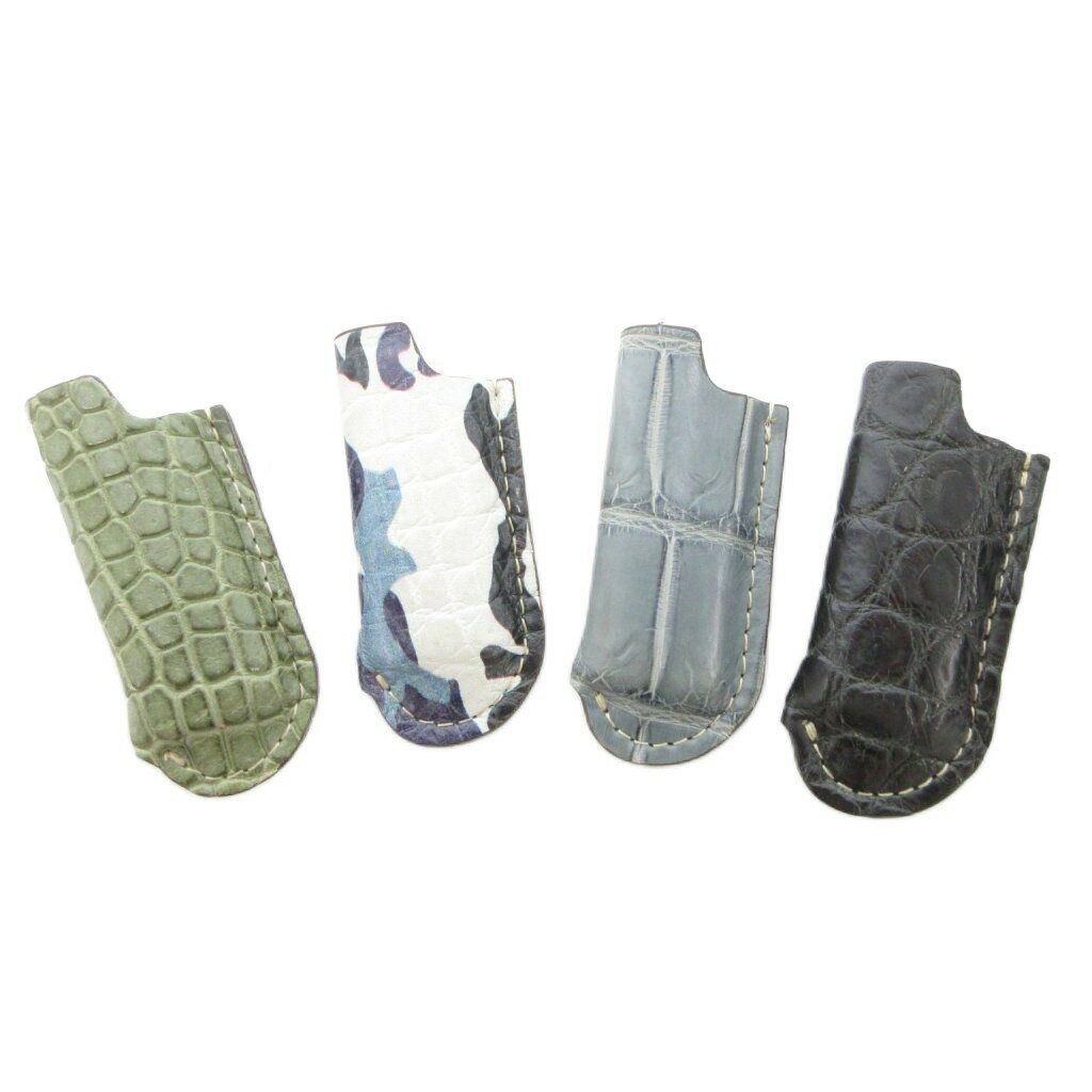 【中古】quatlro gatti STYLE WORKS 4点セット ライターカバー 緑 グリーン グレー 黒 ブラック 青 ブ..