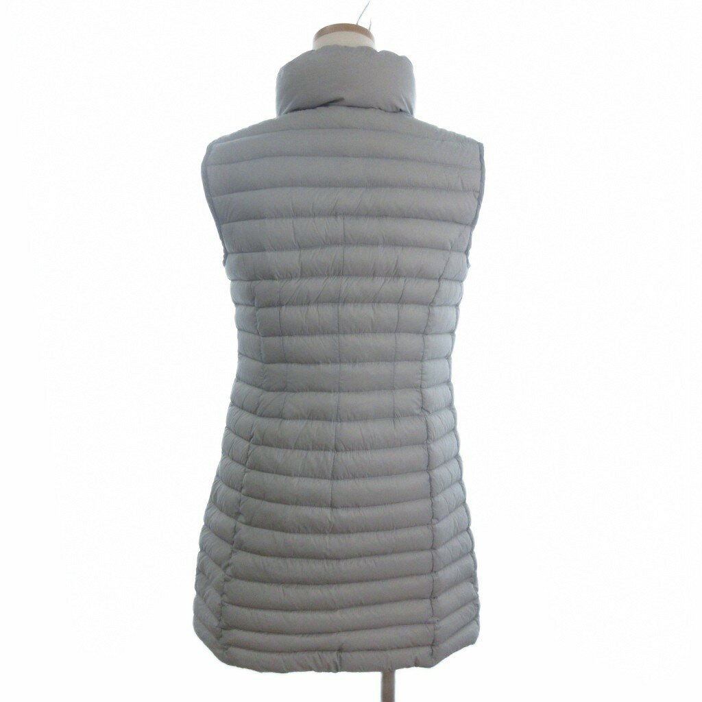 【中古】シースタジオ C STUDIO ダウンベスト ミドル丈 グレー 42 【ベクトル 古着】 260212