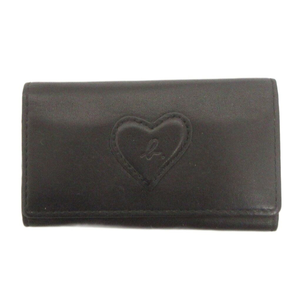 【中古】アニエスベー agnes b. キーケース 6連 レザー 黒 ブラック 小物 ■GY99 レディース 【ベクトル 古着】 260309