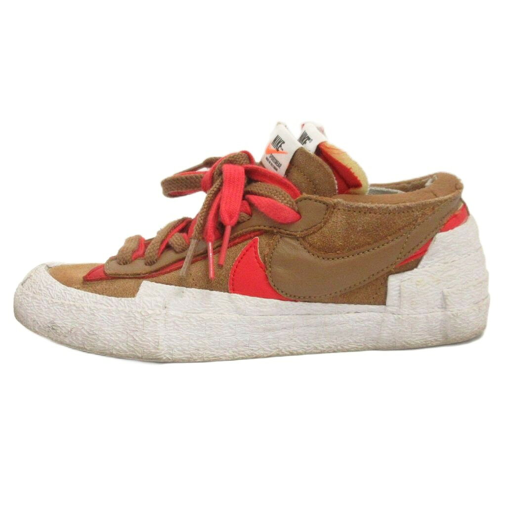 樂天商城 - 【中古】ナイキ NIKE SACAI BLAZER LOW LIGHT BRITISH スニーカー ローカット DD1877-200 茶 ブラウン 23.5cm レディース 【ベクトル 古着】 260316