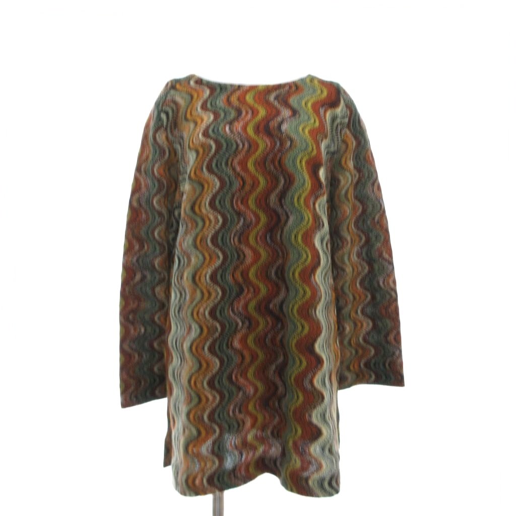 乐天商城 - 【中古】ミッソーニ MISSONI 美品 ニット セーター ウール 長袖 丸首 マルチカラー /MG レディース 【ベクトル 古着】 260420