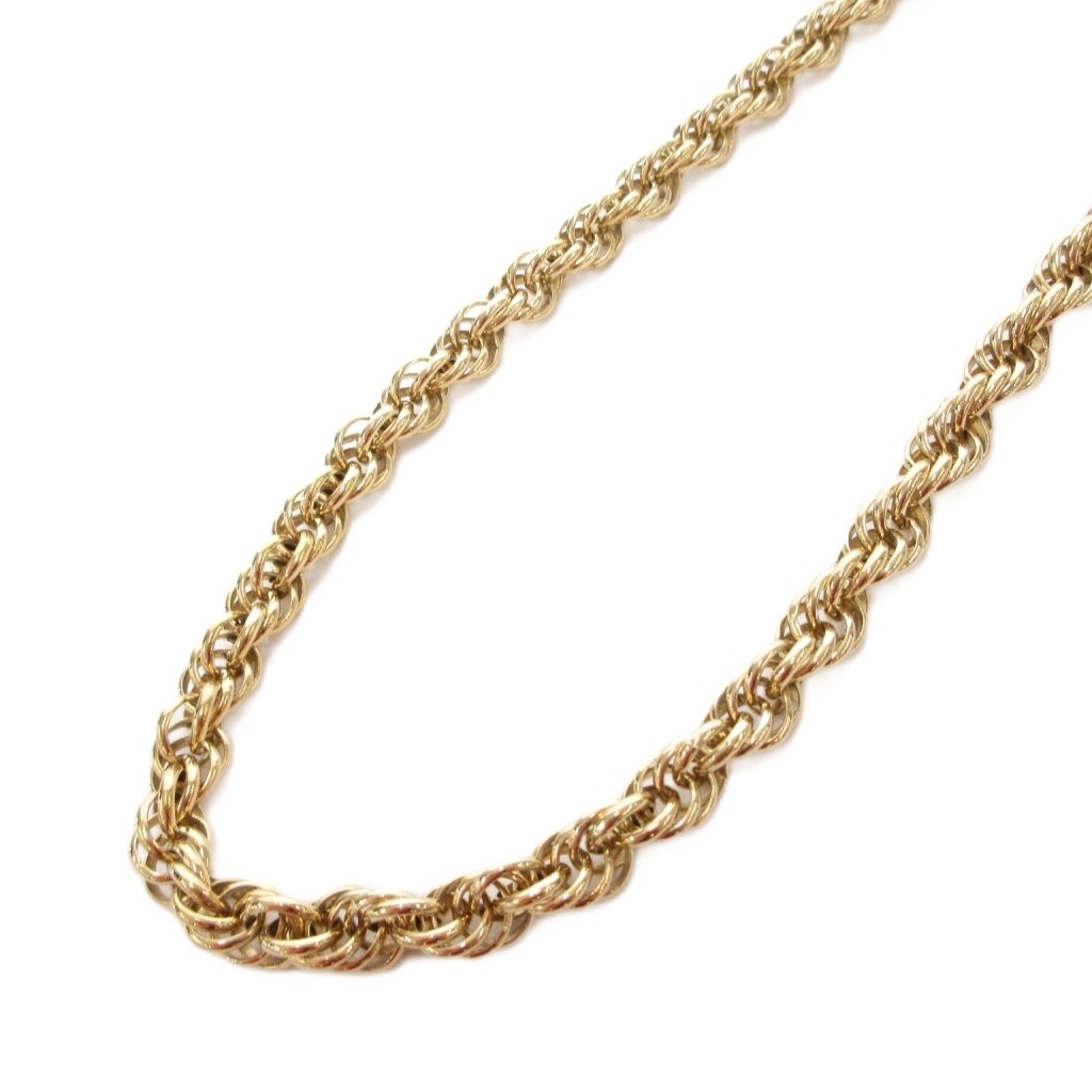 Cubic Zirconia - 【中古】バルマン BALMAIN ピエールバルマン ツイストチェーン ネックレス ロゴ ゴールドカラー /UO ■GY99 レディース 【ベクトル 古着】 260423