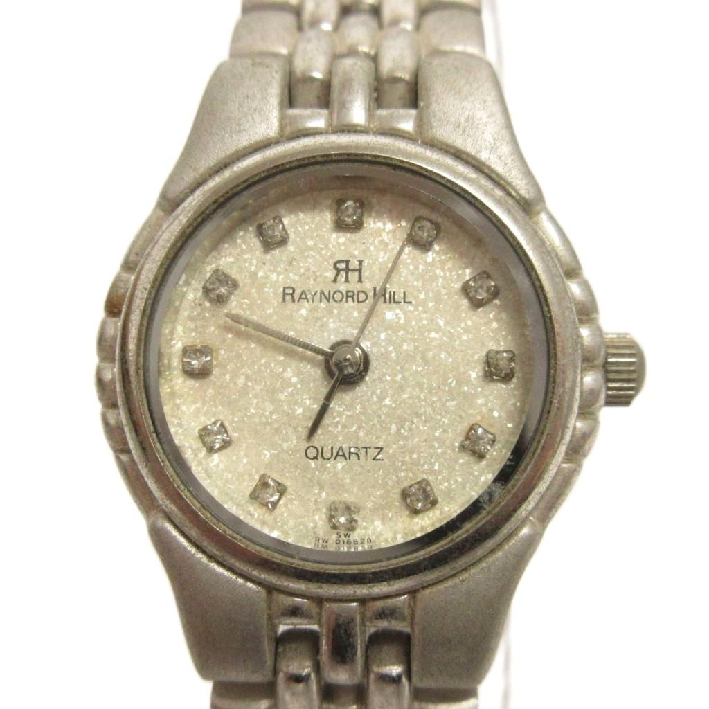 乐天商城 - 【中古】レイノルド ヒル RAYNORD HILL 腕時計 アナログ 3針 文字盤 ベージュ シルバーカラー ウォッチ ジャンク ■GY99 レディース 【ベクトル 古着】 260418
