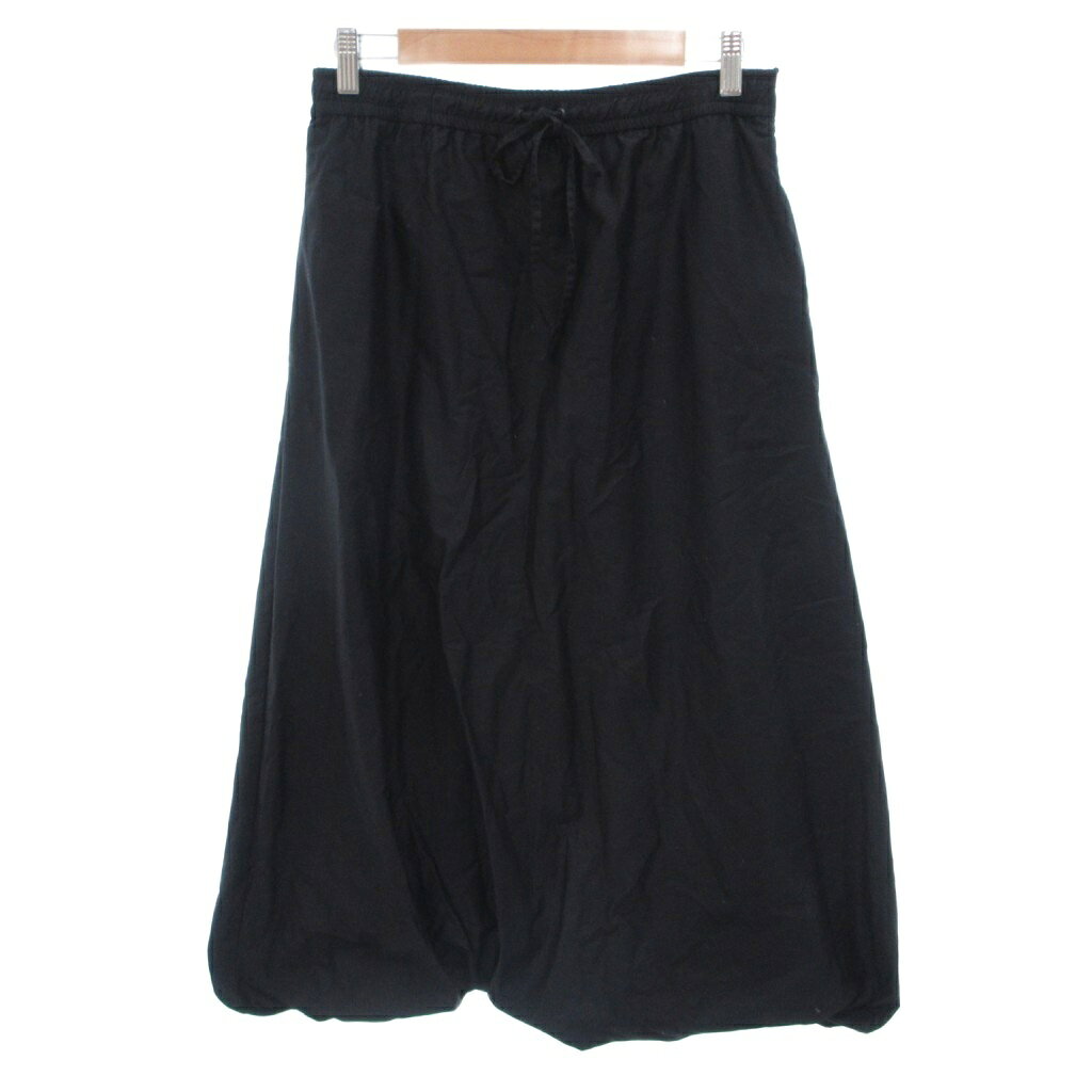 樂天商城 - 【中古】ザラ ZARA バルーンスカート M 黒 ブラック 無地 バルーンシルエット ドローストリングウエスト /IL レディース 【ベクトル 古着】 260502