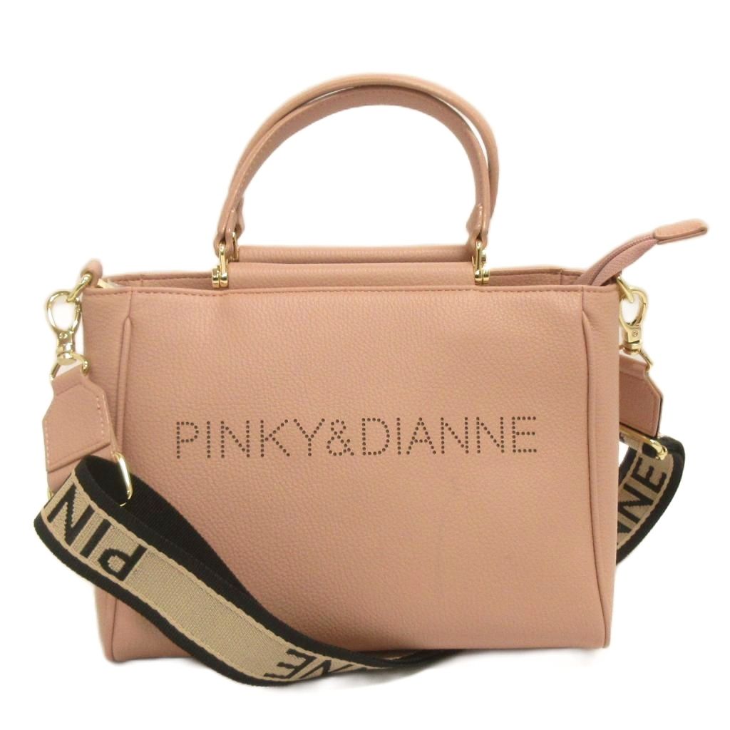 【中古】ピンキー&ダイアン ピンダイ PINKY&DIANNE モデレイト 2WAY ショルダーバッグ ハンド 斜め掛け ピンク 鞄 レディース 【ベクトル 古着】 260411