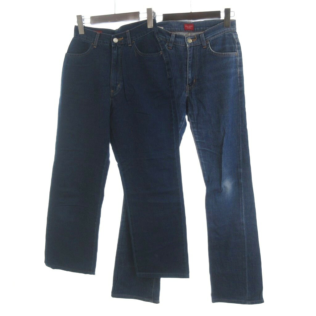 [중고] 에드윈 EDWIN Miss JEANS 2 점 세트 정리 데님 팬츠 청바지 28 파랑 블루 ■ GY99 여성 [벡터 헌옷] 260410