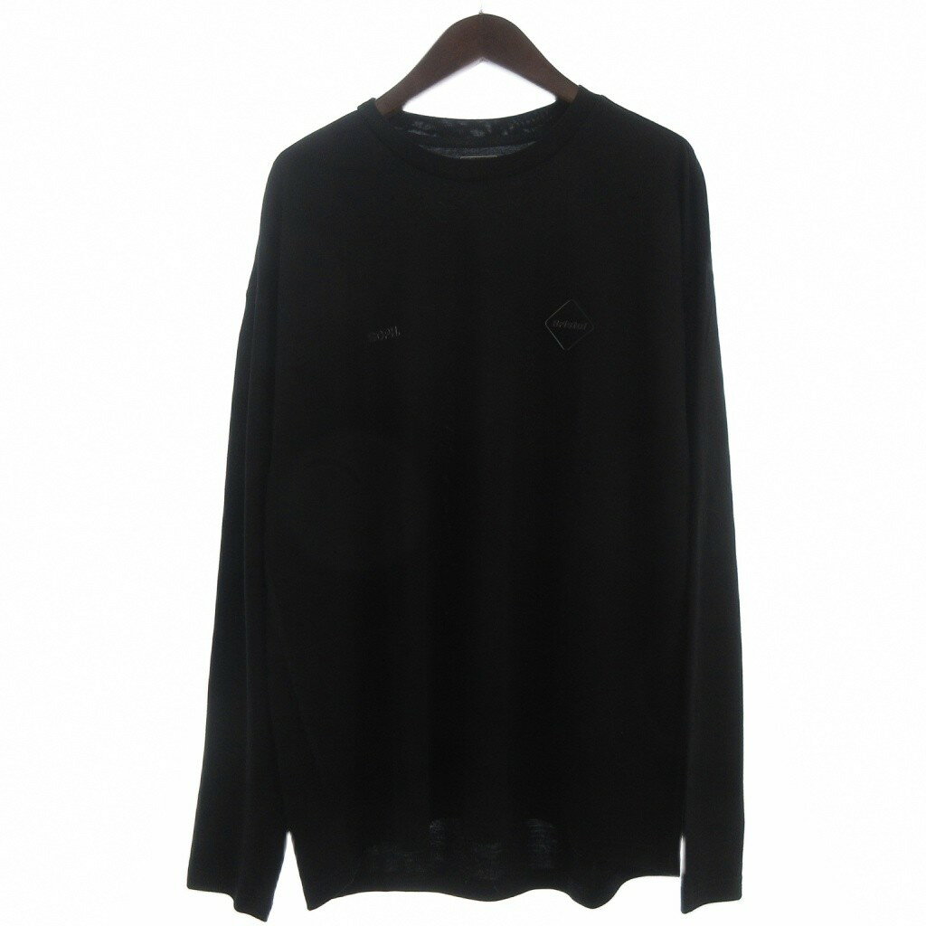 乐天商城 - 【中古】エフシーレアルブリストル F.C.Real Bristol FCRB 美品 WOOL BLEND AUTHENTIC TOP Tシャツ カットソー 長袖 FCRB-252066 黒 ブラック XL メンズ 【ベクトル 古着】 260411