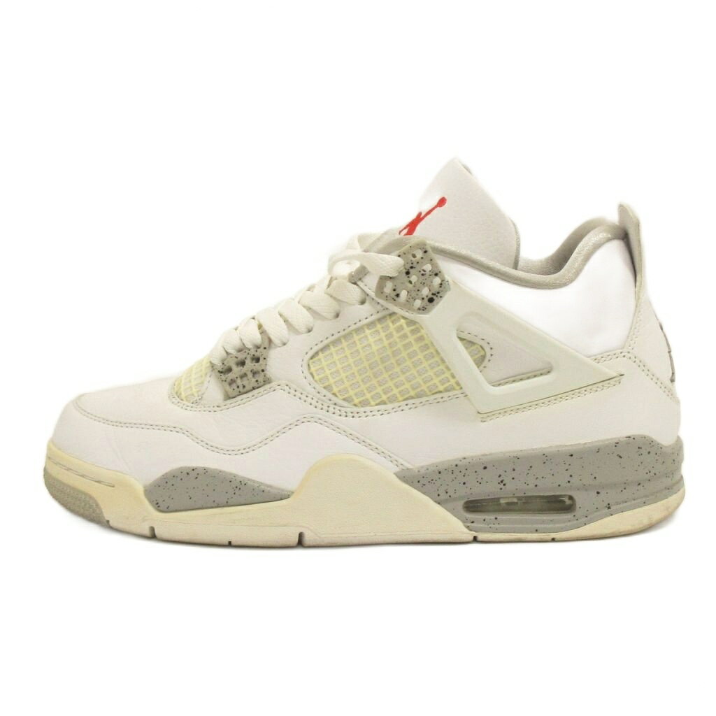 ナイキ NIKE Air Jordan 4 Tech White スニーカー ハイカット CT8527-100 白 ホワイト 26.5cm メンズ 260413