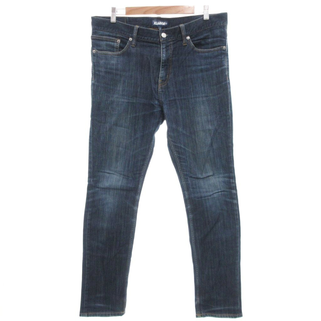 [Used] X-LARGE Denim Pants Jeans Size 32 Blue Washed /NL Men's [Vector Used Clothing] 260422