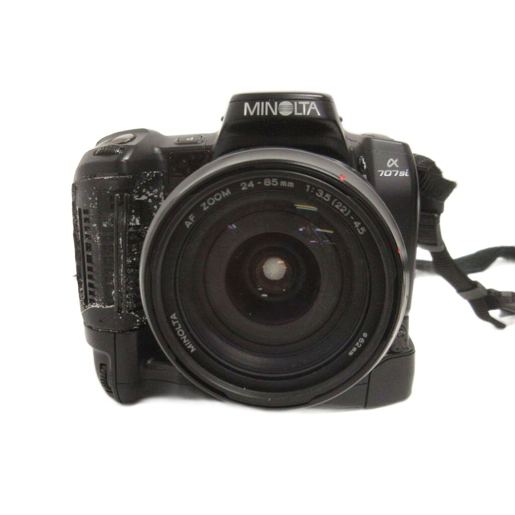 ブランド古着の買取販売ベクトルの【中古】ミノルタ MINOLTA 35mm フィルム 一眼レフ カメラ a707si ストロボ付き PROGRAM 3500XI 黒 ブラック ジャンク その他 【ベクトル 古着】 260430｜アングル2
