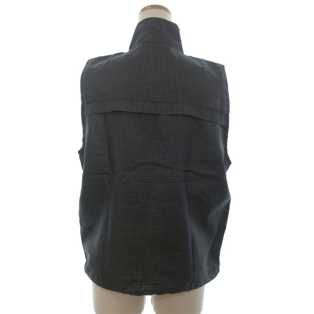 【中古】ゾーイ ZOY Tenue De Golf ベスト ジップアップ 格子柄 裏地メッシュ ゴル...