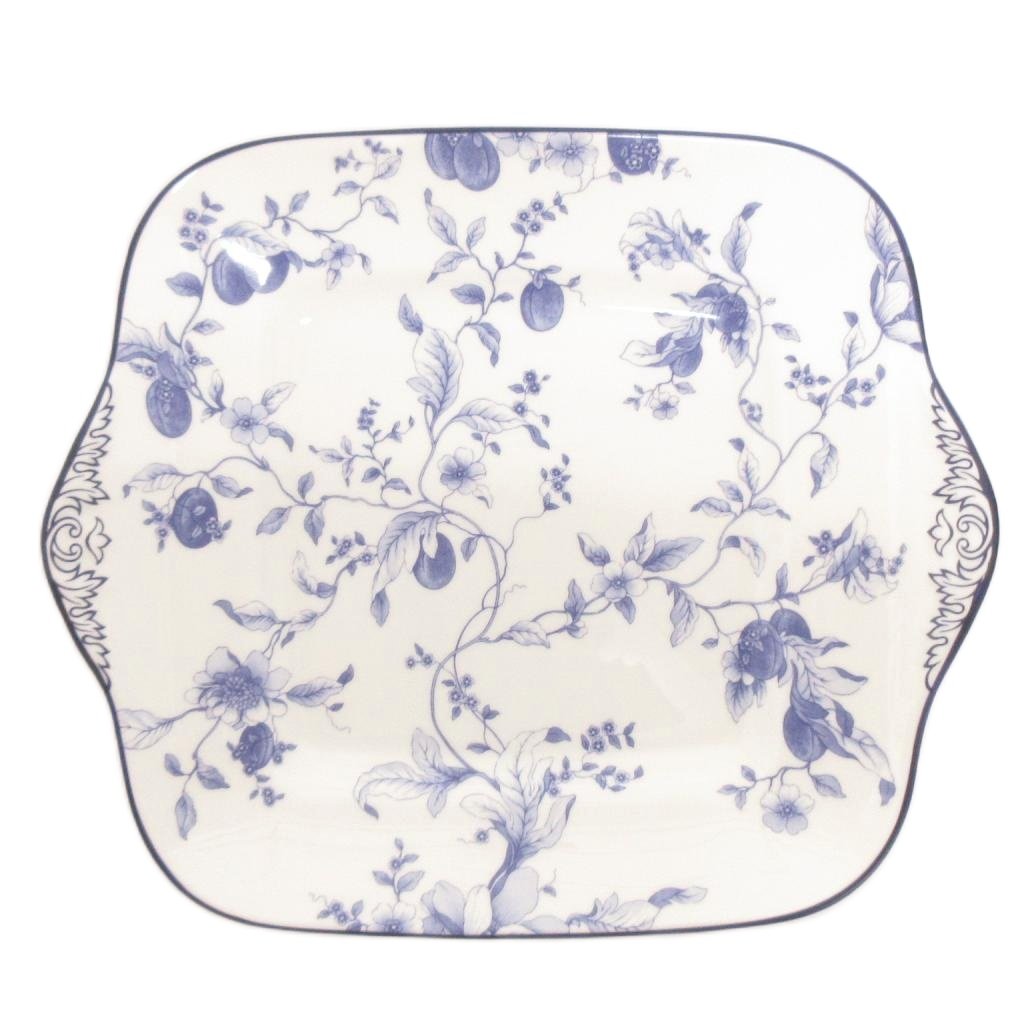樂天商城 - 【中古】ウェッジウッド WEDGWOOD BLUE PLUM 大皿 プレート スクエア 花柄 青 ブルー 白 ホワイト 食器 ■GY99 その他 【ベクトル 古着】 260526