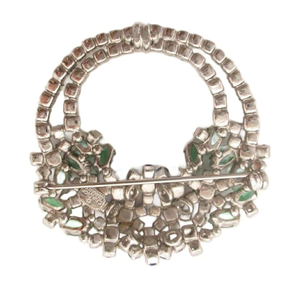 【中古】クリスチャンディオール Christian Dior ヴィンテージ フラワーバスケット...