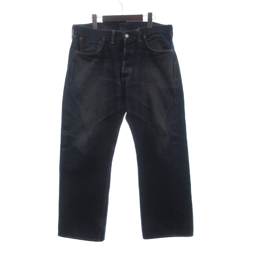 [중고] TCB 청바지 TCB JEANS 30s 데님 팬츠 청바지 버튼 플라이 스트레이트 인디고 블루 블루 남성 [벡터 헌옷] 260610