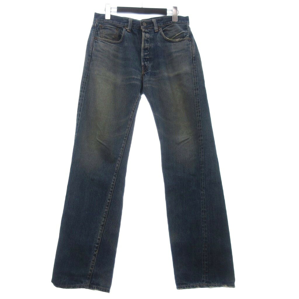 [Used] Levi's 501XX Reissue Denim Jeans, BIG E, Red Selvedge, 55501, Blue, Size 31, Men's [Vector Used Clothing] 260705