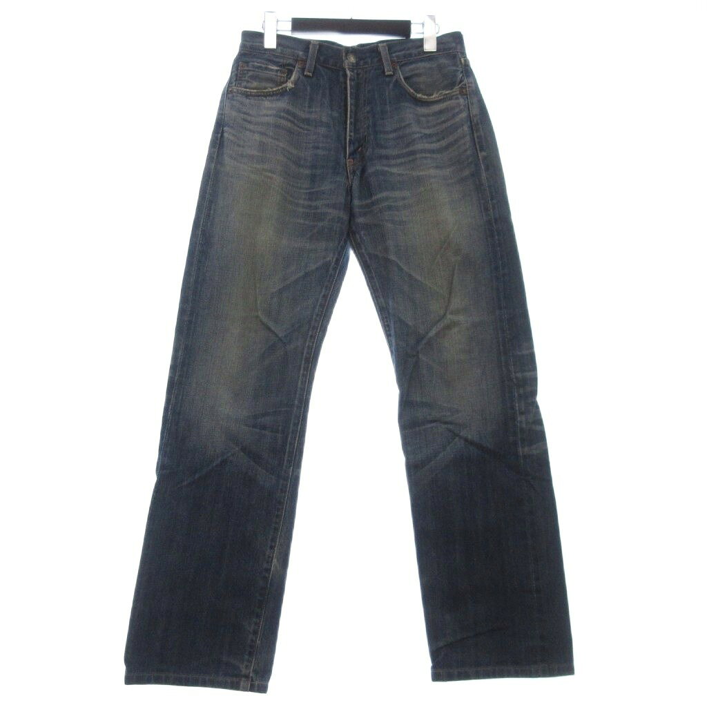 [Used] Levi's 502 Reissue Model Denim Pants Jeans, Red Selvedge, BIG E, Blue, W30, Men's [Vector Used Clothing] 260705